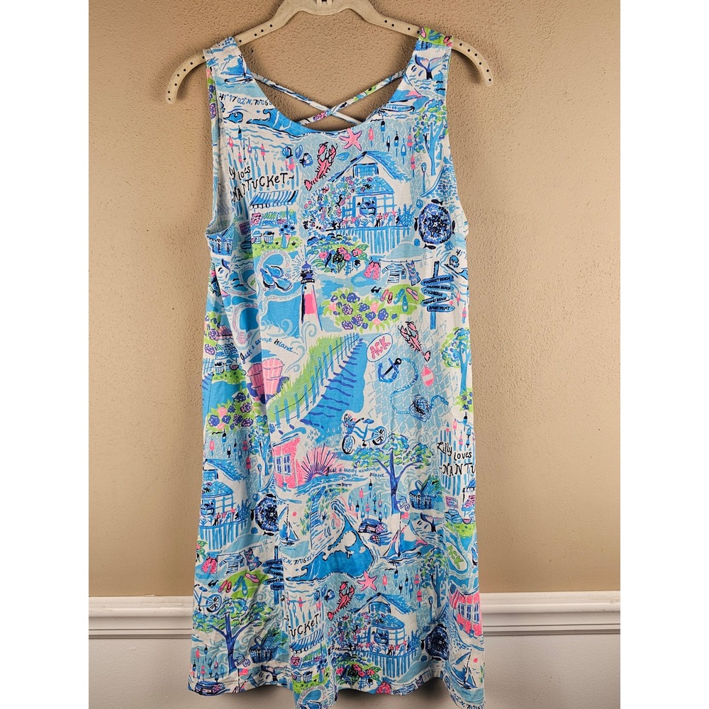Lilly Pulitzer Womens Lilly Loves Nantucket Kristen Swing Dress Medium